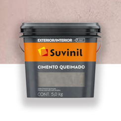 Cimento Queimado Suvinil Pedra Rosada 5kg