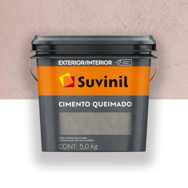Cimento Queimado Suvinil Pedra Rosada 5kg Cimento Queimado Suvinil Pedra Rosada 5kg