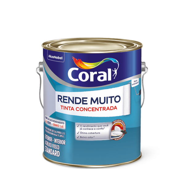 CORAL RENDE MUITO FOSCO BRANCO 3.6L CORAL RENDE MUITO FOSCO BRANCO 3.6L