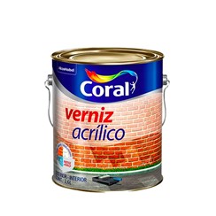 Coral Verniz Acrílico Incolor 3,6l
