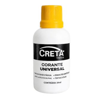 Creta Corante Universal Pigmento Amarelo 34ml