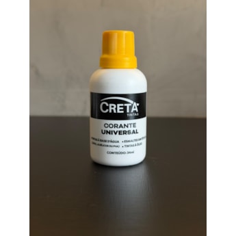 Creta Corante Universal Pigmento Amarelo 34ml