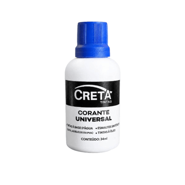 Creta Corante Universal Pigmento Azul 34ml