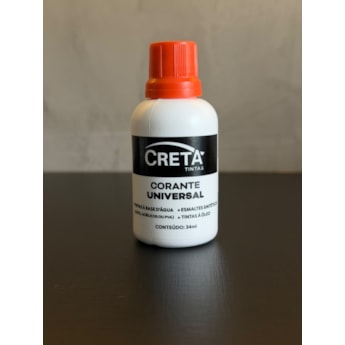 Creta Corante Universal Pigmento Laranja 34ml