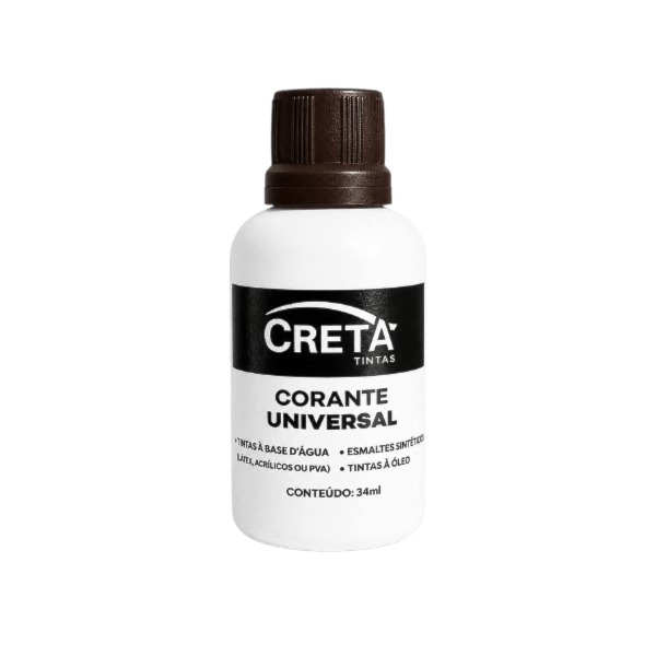 Creta Corante Universal Pigmento Marrom 34ml