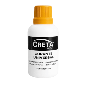 Creta Corante Universal Pigmento Ocre 34ml