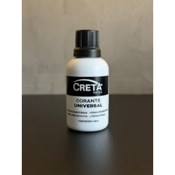 Creta Corante Universal Pigmento Preto 34ml