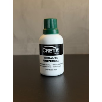Creta Corante Universal Pigmento Verde 34ml