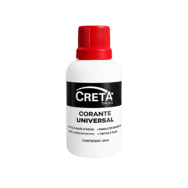 Creta Corante Universal Pigmento Vermelho 34ml