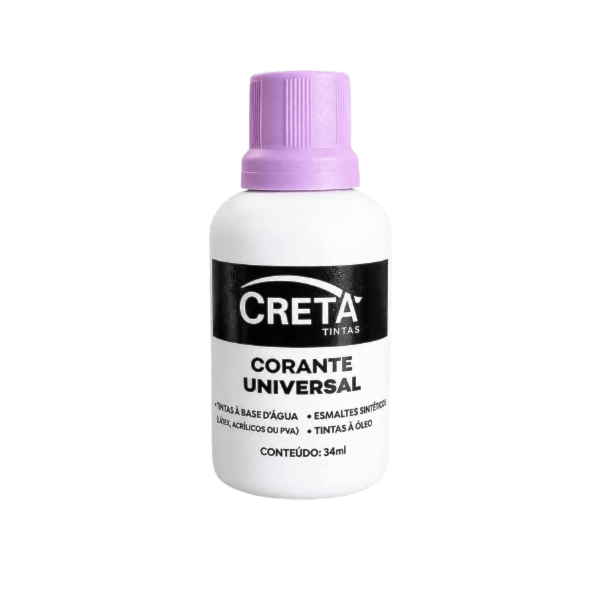 Creta Corante Universal Pigmento Violeta 34ml Creta Corante Universal Pigmento Violeta 34ml