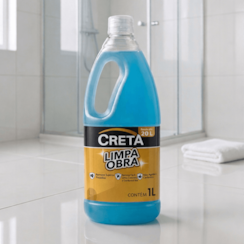 Creta Limpa Obra Porcelanato Cerâmica Box de Banheiro 1L