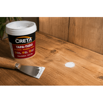 Creta Massa Tapa-Tudo 340g Reparo Trincas Fissuras Buracos