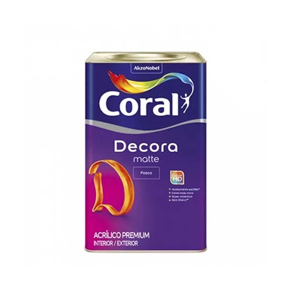 Decora Matte Acrílico Fosco Branco Decora Matte Acrílico Fosco Branco