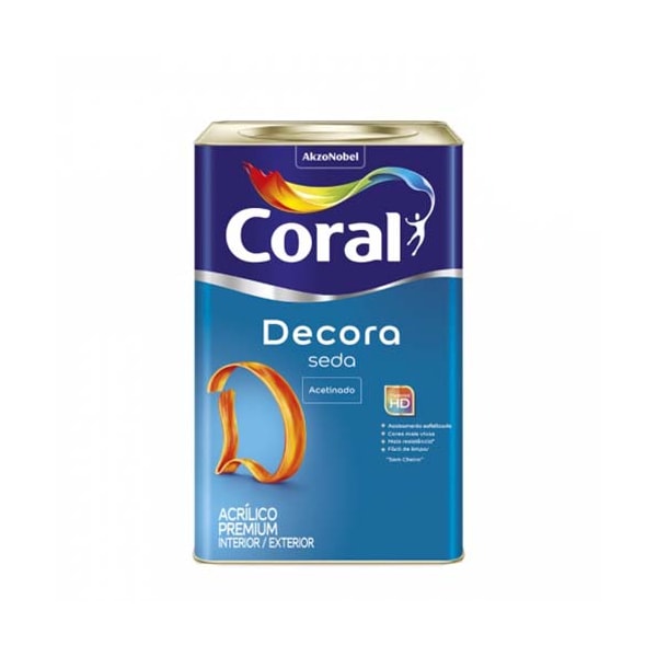 Decora Seda Acrílico Acetinado Branco Decora Seda Acrílico Acetinado Branco