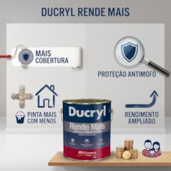 DUCRYL RENDE MAIS ACR FOS BRANCO 900ML DUCRYL RENDE MAIS ACR FOS BRANCO 900ML