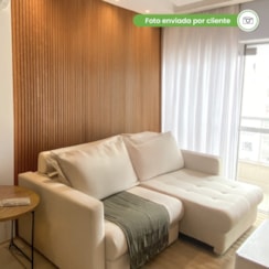 Painel Ripado Laminado Urban EVA Autocolante 10cm Meu Rodapé  Rolo 10m Bronze