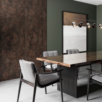 Painel Ripado Laminado Urban EVA Autocolante 10cm Meu Rodapé Rolo 10m Corten