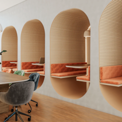 Painel Ripado Madeto EVA Autocolante 10cm Rolo 10m Madeto Carvalho Painel Ripado Madeto EVA Autocolante 10cm Rolo 10m Madeto Carvalho