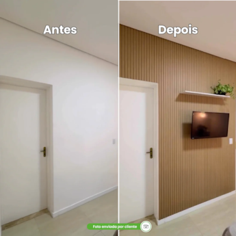 Painel Ripado Madeto EVA Autocolante 10cm Rolo 10m Madeto Carvalho Painel Ripado Madeto EVA Autocolante 10cm Rolo 10m Madeto Carvalho