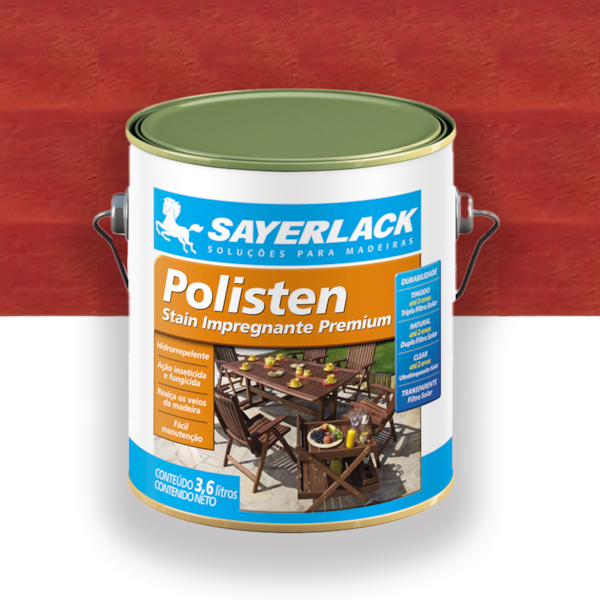 Polisten Stain Sayerlack Mogno Inglês 3,6l