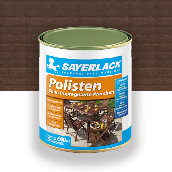 Polisten Stain Sayerlack Nogueira 900ml Polisten Stain Sayerlack Nogueira 900ml