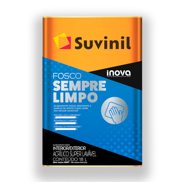 Sempre Limpo Suvinil Branco 18l Sempre Limpo Suvinil Branco 18l