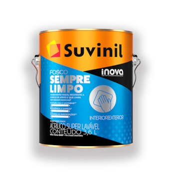 Sempre Limpo Suvinil Branco 3,6l Sempre Limpo Suvinil Branco 3,6l