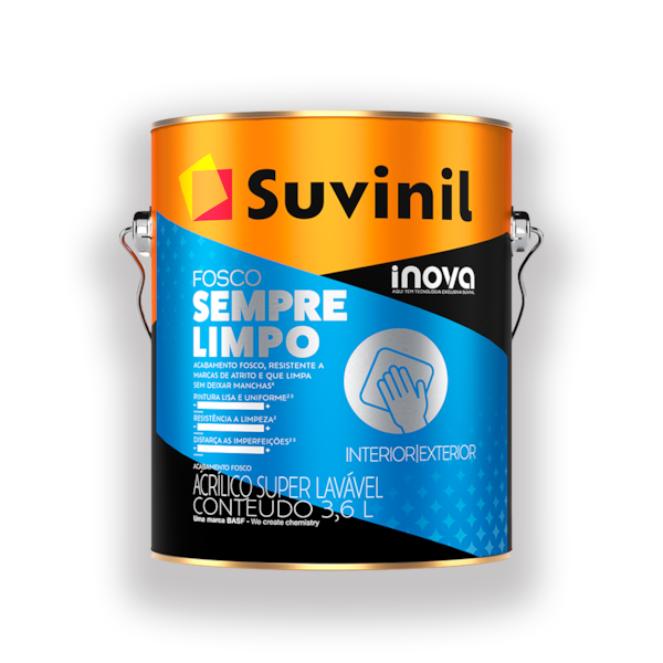 Sempre Limpo Suvinil Branco 3,6l Sempre Limpo Suvinil Branco 3,6l