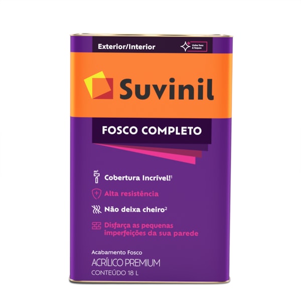 Suvinil Acrílico Fosco Completo Branco 18L Suvinil Acrílico Fosco Completo Branco 18L