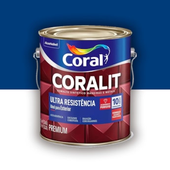 Tinta Esmalte Coralit Alto Brilho Azul Del Rey 3,6l Tinta Esmalte Coralit Alto Brilho Azul Del Rey 3,6l