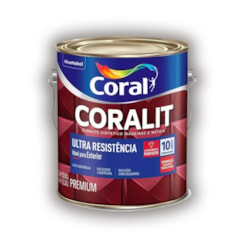 Tinta Esmalte Coralit Alto Brilho Branco 3,6l