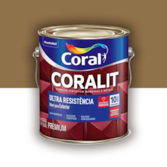 Tinta Esmalte Coralit Alto Brilho Ouro 3,6l