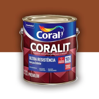 Tinta Esmalte Coralit Alto Brilho Tabaco 3,6l