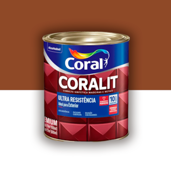 Tinta Esmalte Coralit Alto Brilho Tabaco 900ml