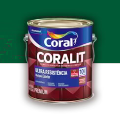 Tinta Esmalte Coralit Alto Brilho Verde Colonial  3.6l Tinta Esmalte Coralit Alto Brilho Verde Colonial  3.6l