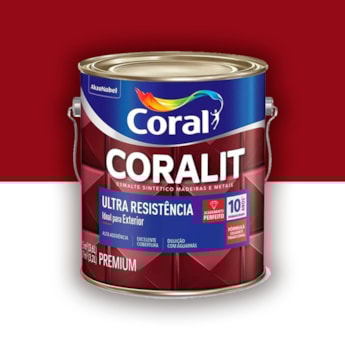 Tinta Esmalte Coralit Alto Brilho Vermelho Goya 3,6l Tinta Esmalte Coralit Alto Brilho Vermelho Goya 3,6l