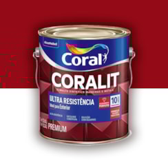 Tinta Esmalte Coralit Alto Brilho Vermelho Goya 3,6l Tinta Esmalte Coralit Alto Brilho Vermelho Goya 3,6l