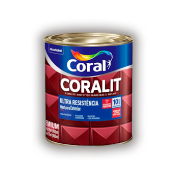 Tinta Esmalte Coralit Fosco Branco 900ml