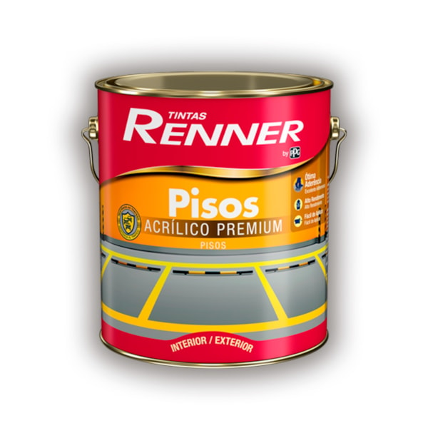 Tinta Piso Renner Branco 3,6l