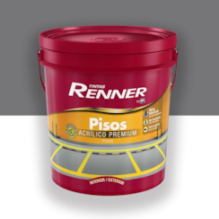 Tinta Piso Renner Cinza 18l