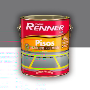 Tinta Piso Renner Cinza 3,6l Tinta Piso Renner Cinza 3,6l