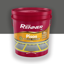 Tinta Piso Renner Cinza Grafite 18l