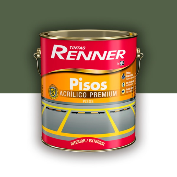 Tinta Piso Renner Verde 3,6l