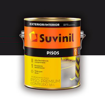Tinta Piso Suvinil Preto 3,6l Tinta Piso Suvinil Preto 3,6l