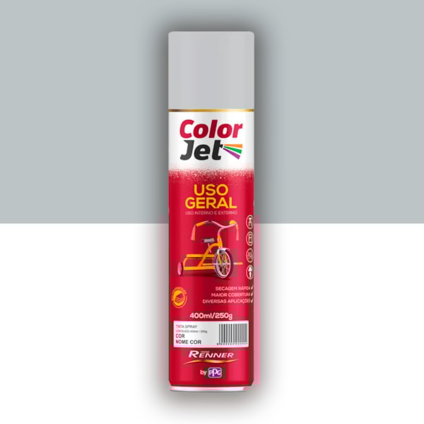 Tinta Spray Aluminio Rodas Uso Geral Color Jet