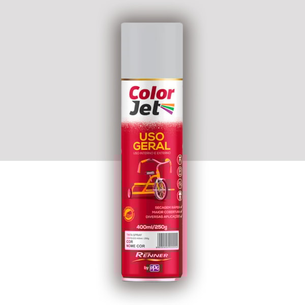 Tinta Spray Aluminio Uso Geral Color Jet