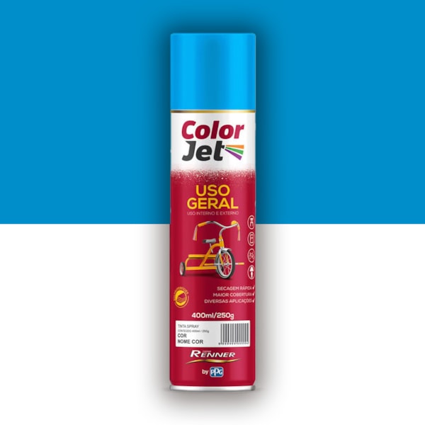 Tinta Spray Azul Uso Geral Color Jet