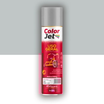 Tinta Spray Cinza Claro Uso Geral Color Jet