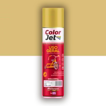 Tinta Spray Dourado Uso Geral Color Jet