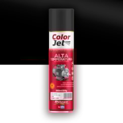 Tinta Spray Fosco Preto Alta Temperatura Color Jet